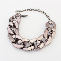 European and American Hign Quality Simple 2022 Big Crude Chain Design Fashion Bracelet For Women