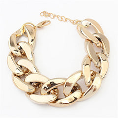 European and American Hign Quality Simple 2022 Big Crude Chain Design Fashion Bracelet For Women