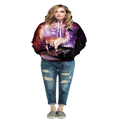 Hot Sale Couples Hoodies Fashion 2022 3D Printed Pullovers Sweatshirts Casual Loose Plus Size Women/Men Hoodie Jacket