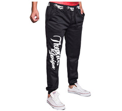 2019 New Winter Men's Letters Printed Men Joggers Loose Tether Home Fitness Pants Casual Men Jogger Pants M-XXL