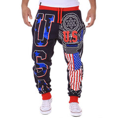 New Arrival Casual Men's 2022 leisure pants USA letters design Loose Male Long pants Fashion High Quality trousers 3 Colors