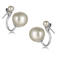 Fashionable Double Pearl Earrings 2022 Double Sided Wear Pearl  Earrings Gift Wholesale