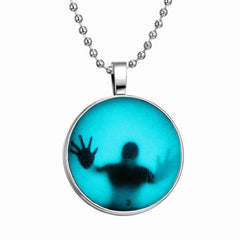 2019 New Fashion Cabochon Glow in the Dark Necklace Steampunk Jewelry Style Pendant Creative Fashion Necklace