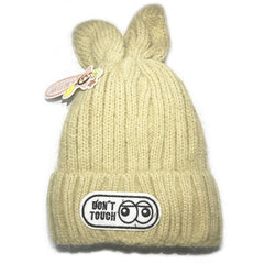 New 2022 Creative Design Small Rabbit Children's Wool Cap Winter Fashion Warm Knit Hat for Girl Gift