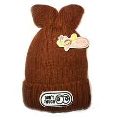 New 2022 Creative Design Small Rabbit Children's Wool Cap Winter Fashion Warm Knit Hat for Girl Gift